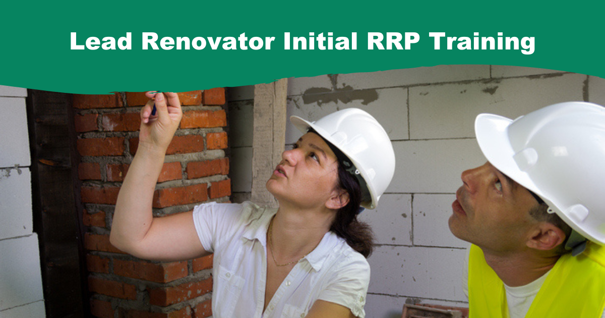 Featured image for Lead Renovator Initial RRP Training